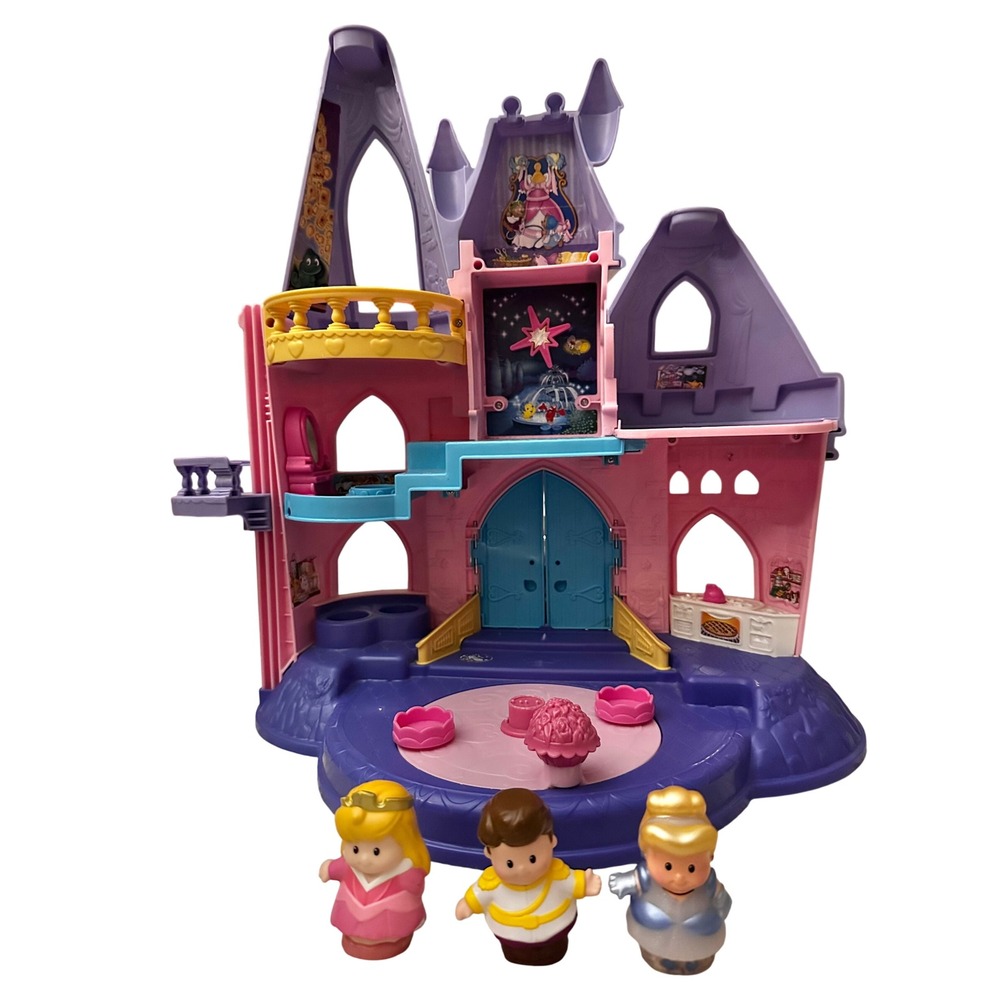 Little People Princess Castle and 3 characters
